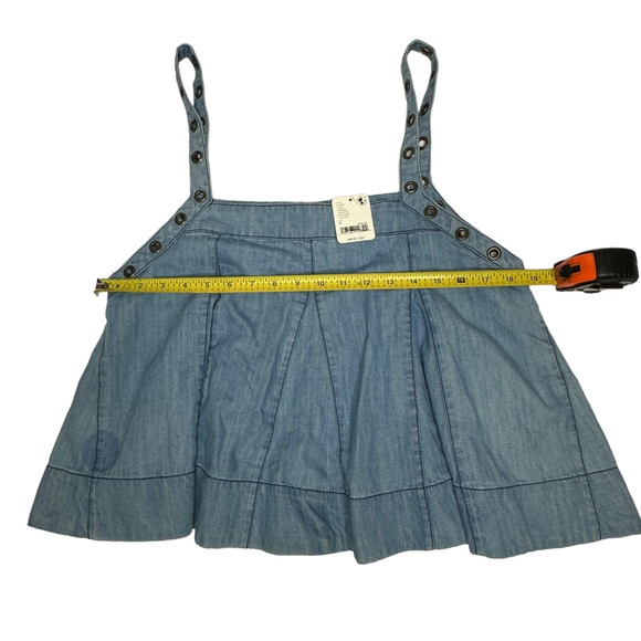 NWT Free People Zinnia Swing Tank blue - Picture 12 of 16